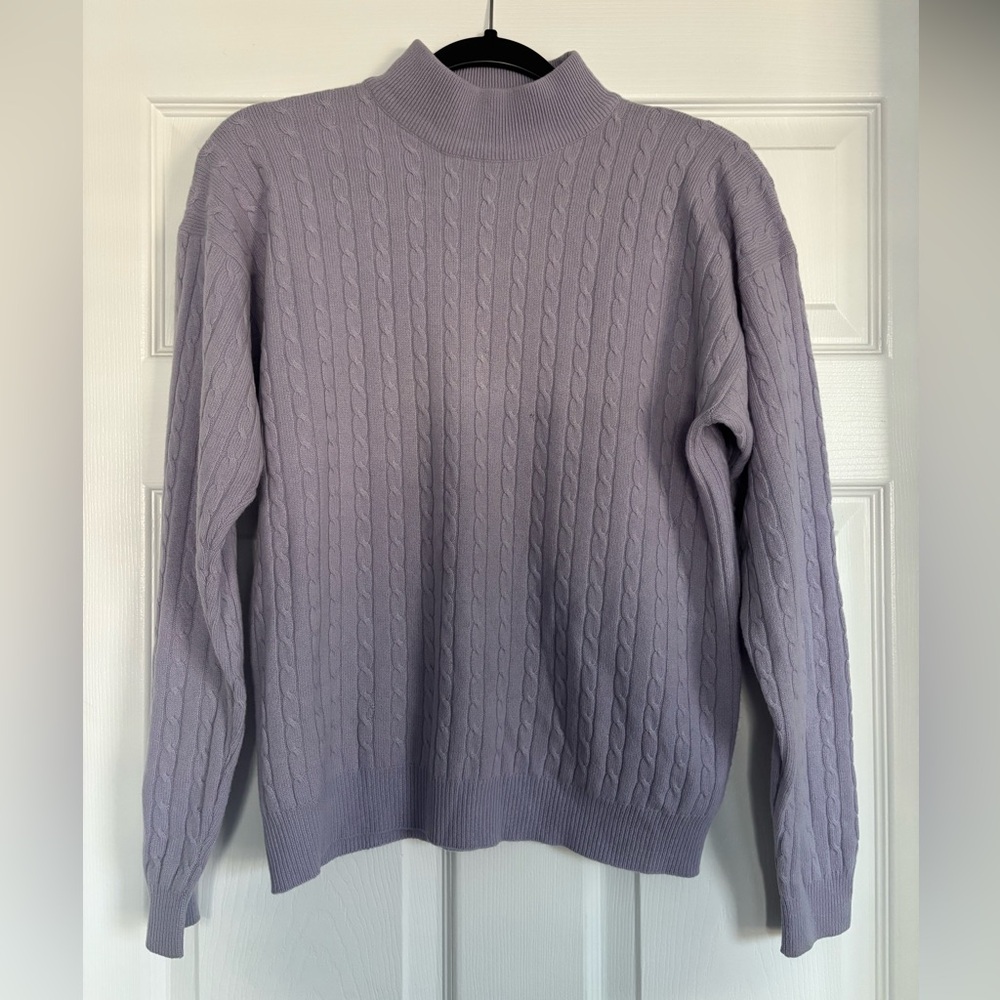 Charter Club Cashmere Sweater - Soft Purple
